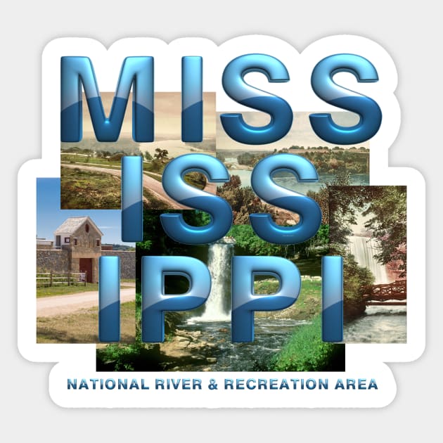 Mississippi National River Sticker by teepossible